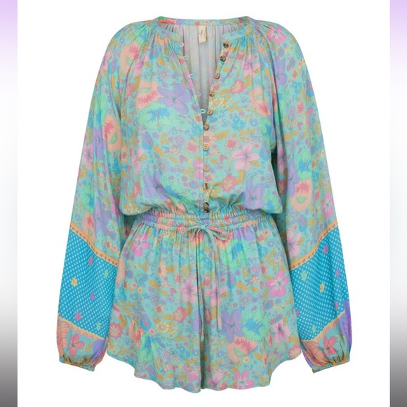 Spell Hibiscus Lane Romper SOLD OUT NWT! - Picture 5 of 7